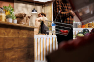 sacolas ecol&oacute;gicas para supermercados - vegetais